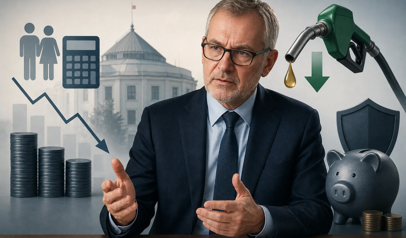 Ilustracja do artykułu: Rada Fiskalna o zmianach w PIT i programie obniżek cen paliw: wyzwania dla budżetu państwa