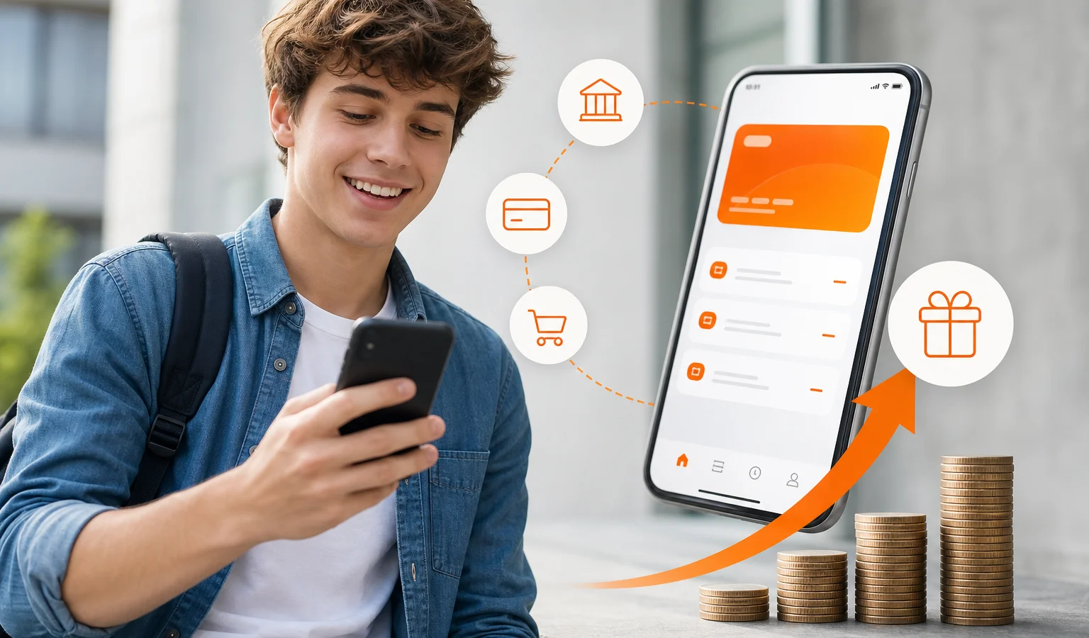 Ilustracja do artykułu: ING Bank Śląski oferuje młodym klientom premię do 800 zł w promocji „Mobilni zyskują”