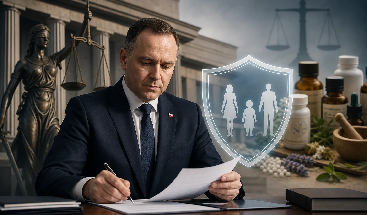 Ilustracja do artykułu: Prezydent skierował ustawę o prawach pacjenta do Trybunału Konstytucyjnego i zapowiada własny projekt przeciw szarlatanom