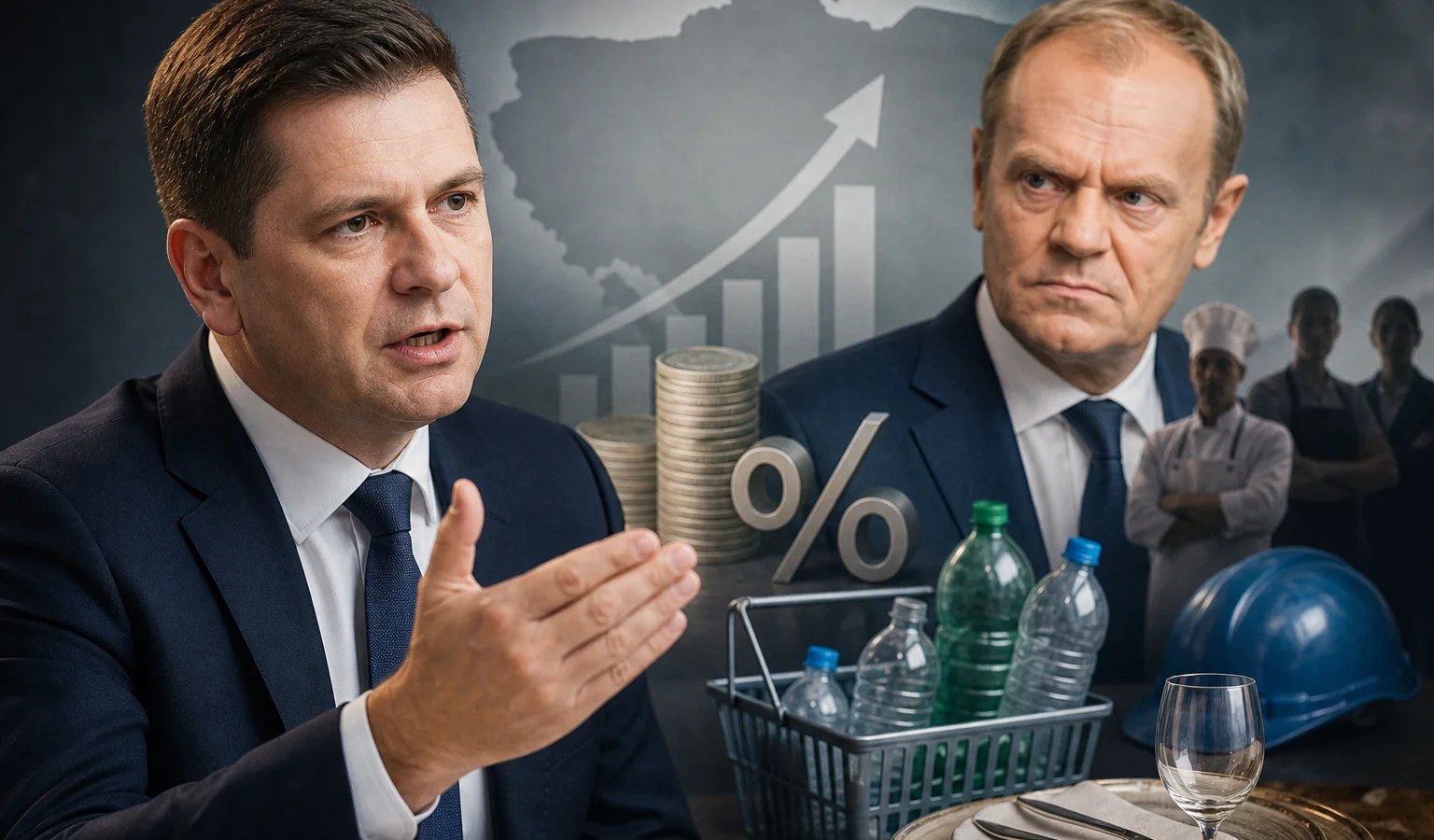Ilustracja do artykułu: Poseł Robert Dowhan krytykuje rząd Donalda Tuska za politykę podatkową i regulacje