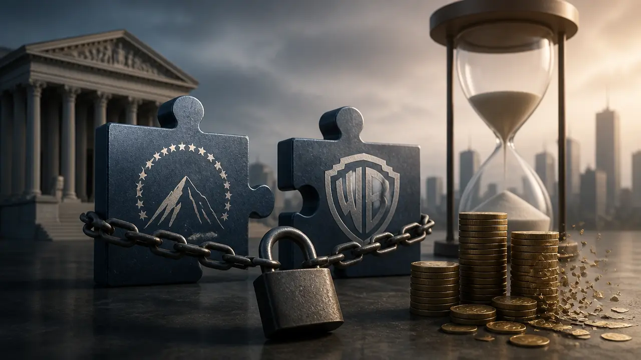 Ilustracja do artykułu: Paramount i Warner Bros. Discovery: opóźnienie fuzji z powodu wyzwań antymonopolowych