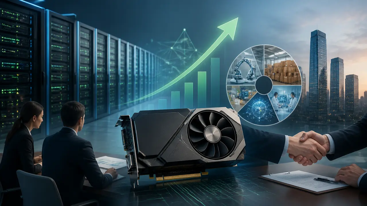 Ilustracja do artykułu: Nvidia przed kluczowym raportem kwartalnym: wyzwania i perspektywy w dobie boomu AI