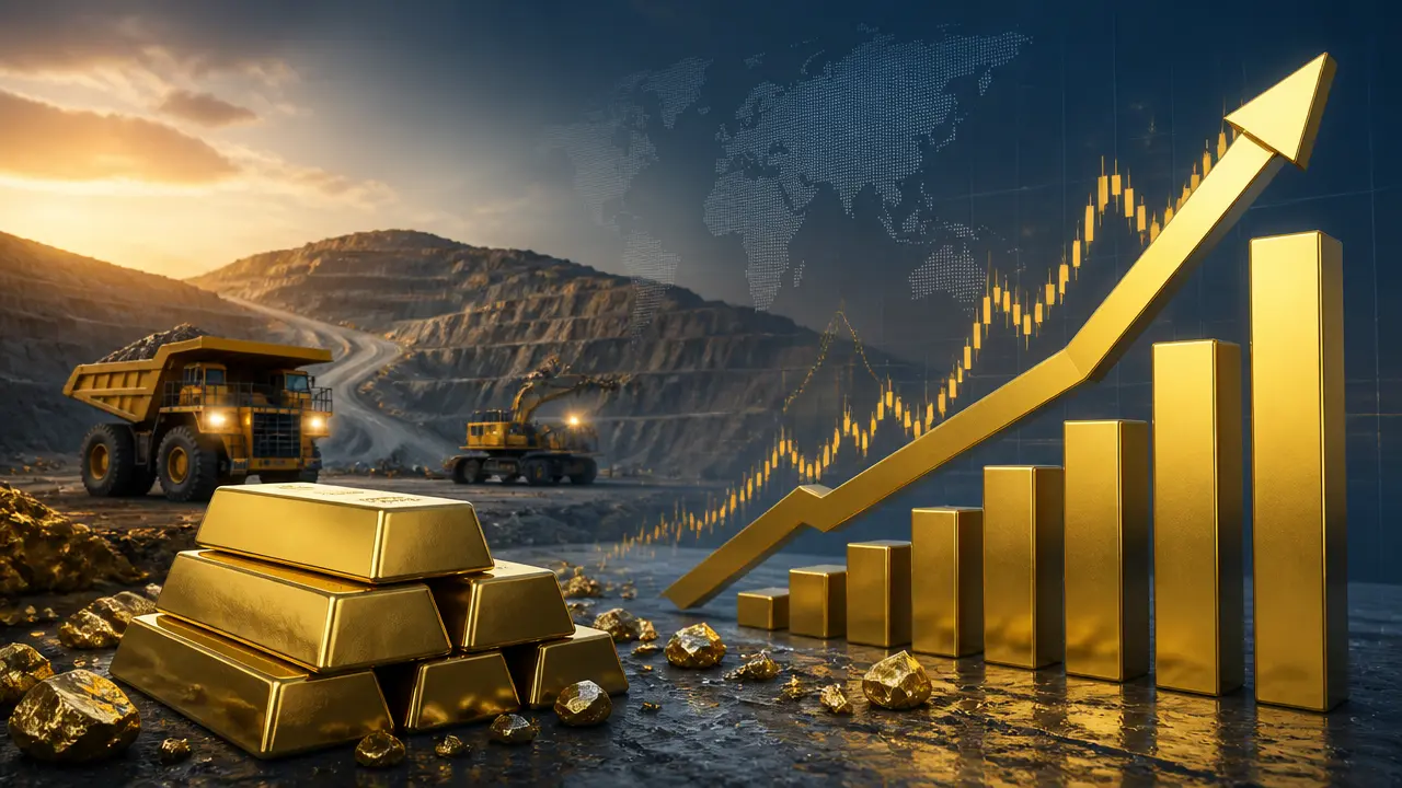 Ilustracja do artykułu: Harmony Gold Mining: Silny wzrost zysków i wysoki poziom cen złota w 2026 roku
