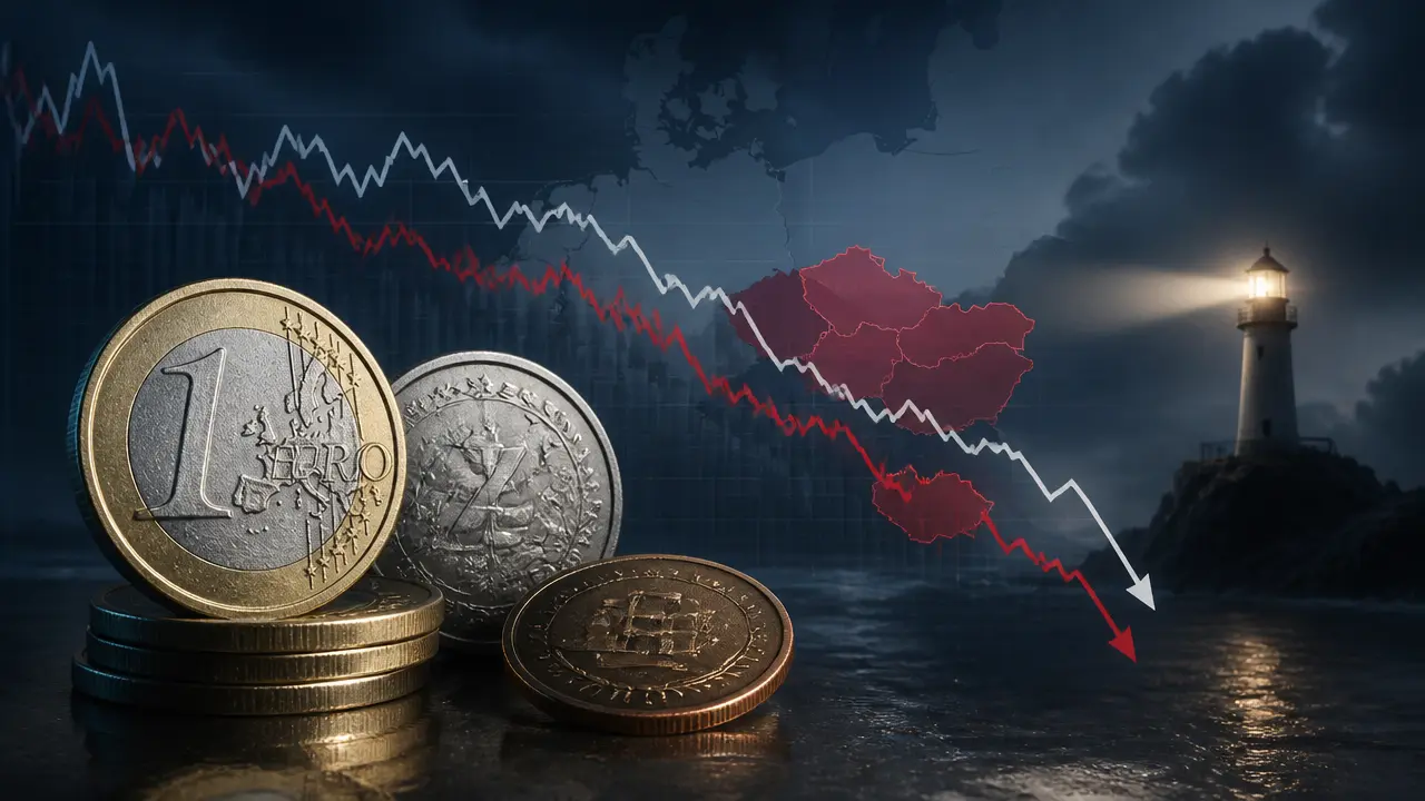 Ilustracja do artykułu: Euro na najwyższym poziomie od ponad miesiąca. Złoty osłabiony, forint jeszcze mocniej