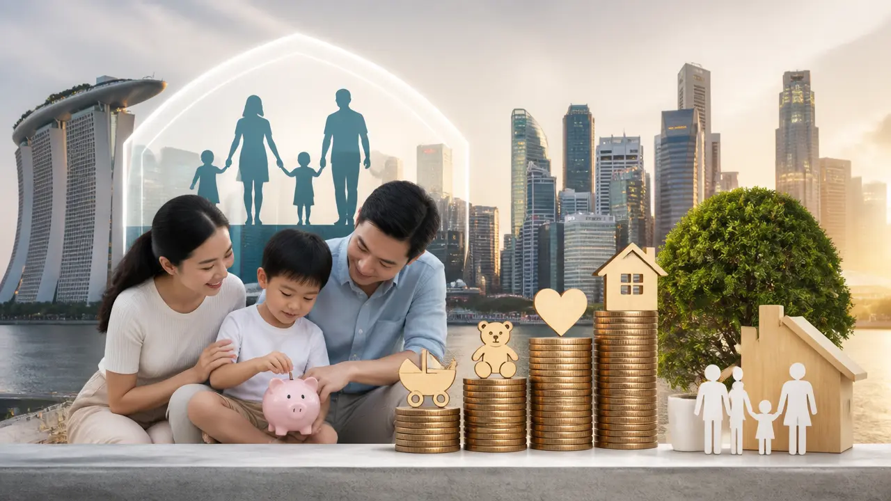 Ilustracja do artykułu: Singapur wprowadza szeroki pakiet wsparcia dla rodzin w obliczu kryzysu demograficznego