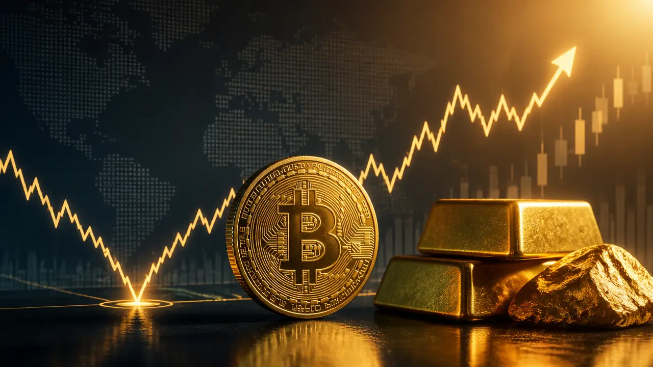 Ilustracja do artykułu: Bitcoin sygnalizuje możliwe dno i powrót narracji „cyfrowego złota”