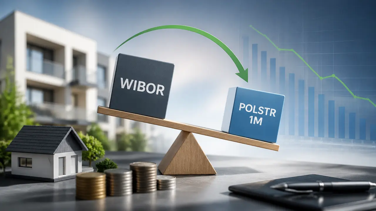 Ilustracja do artykułu: PKO BP wprowadza kredyty hipoteczne oparte na wskaźniku POLSTR zamiast WIBOR