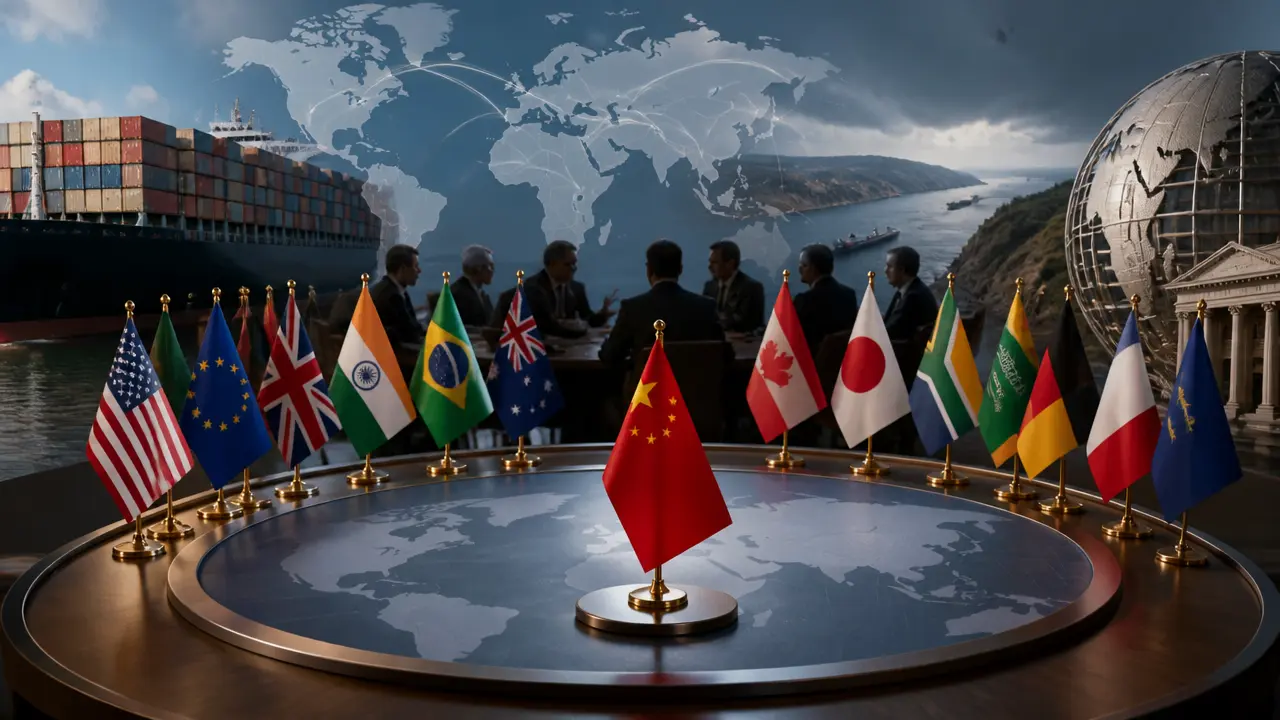 Ilustracja do artykułu: Chiny sprzeciwiają się wspólnemu oświadczeniu G20 o tanich eksportach i nierównowadze handlowej