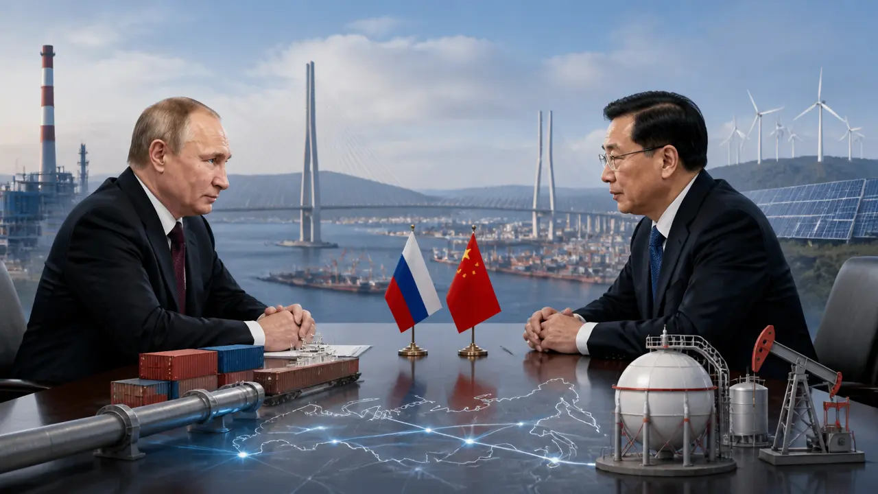 Ilustracja do artykułu: Putin i chiński wicepremier omawiają zacieśnienie współpracy gospodarczej i energetycznej