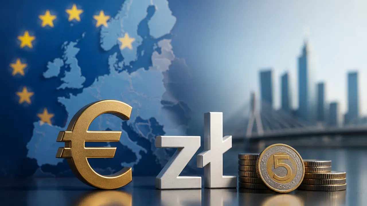 Ilustracja do artykułu: Aktualny kurs euro wobec złotego i znaczenie wspólnej waluty UE