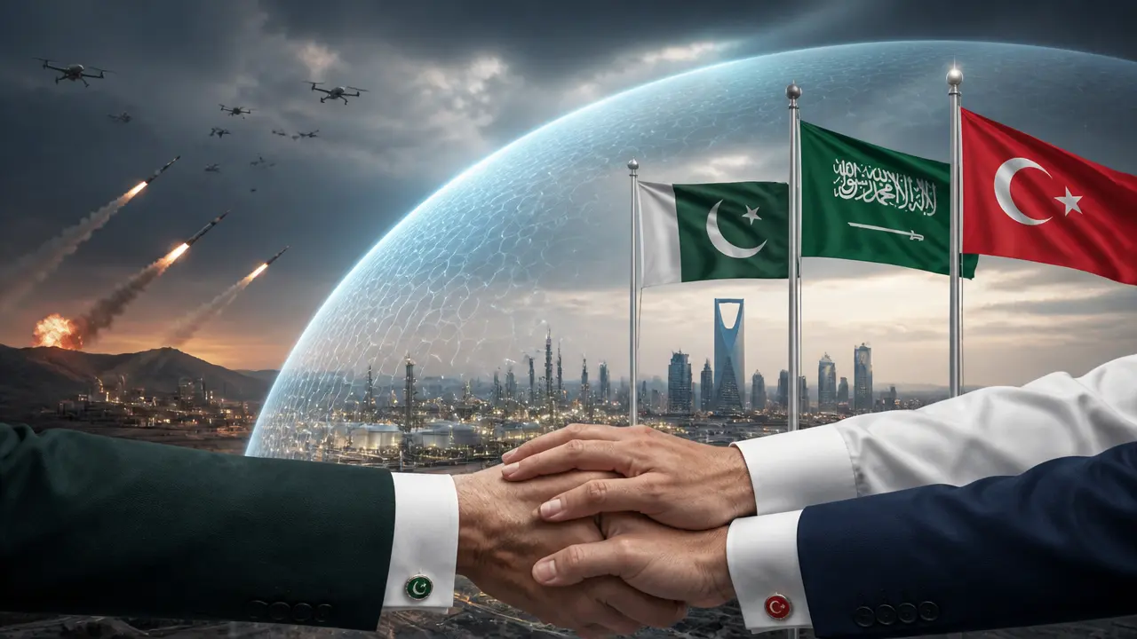 Ilustracja do artykułu: Pakistan i sojusz Mecca Defence Alliance wobec ataków Houthich na Arabię Saudyjską