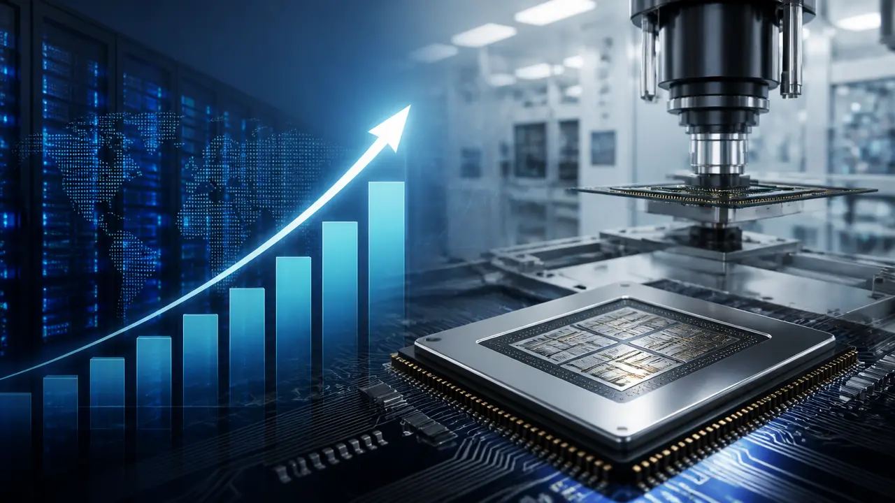 Ilustracja do artykułu: TSMC notuje rekordowe przychody i rozwija technologię pakowania chipów dla AI