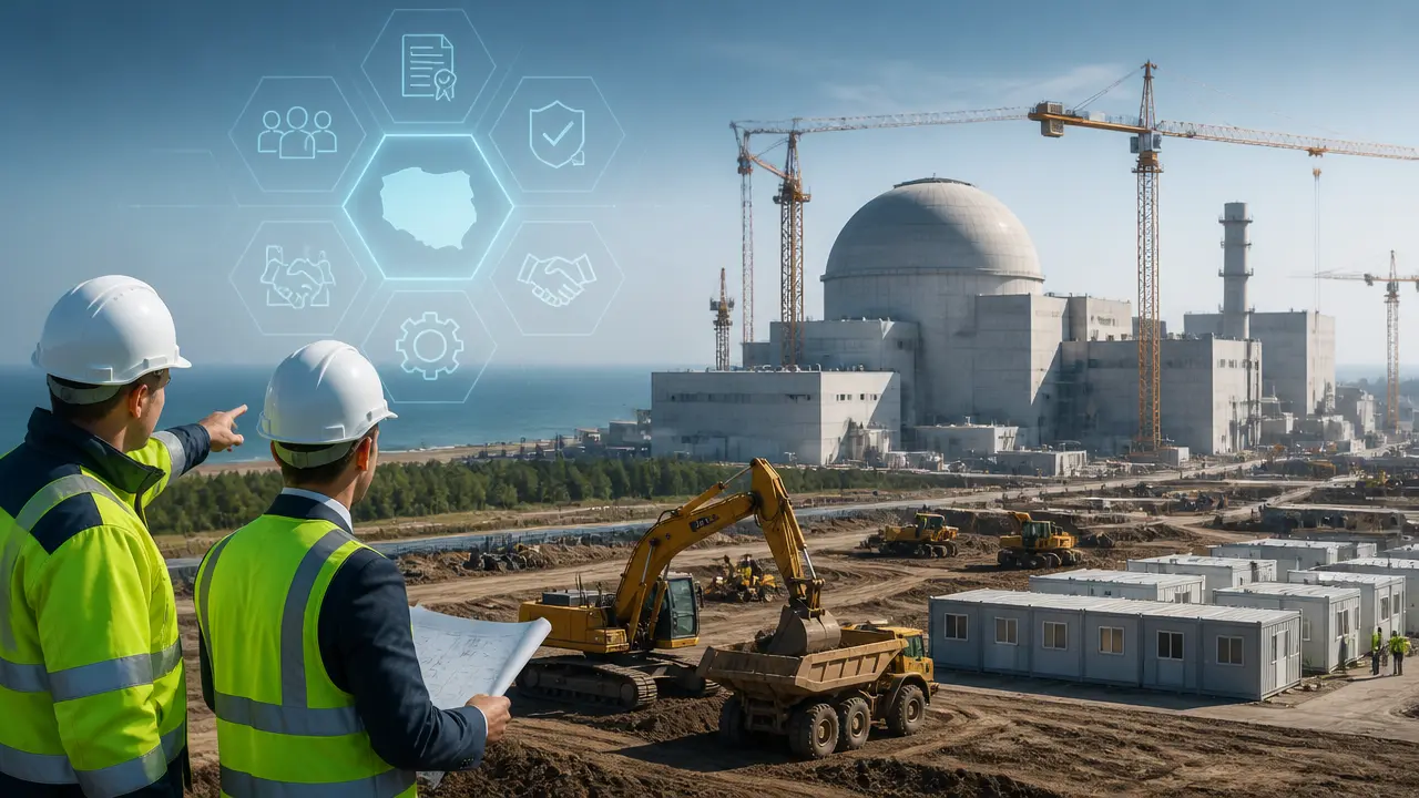 Ilustracja do artykułu: Polskie firmy w procesie certyfikacji do udziału w budowie elektrowni jądrowej w Choczewie