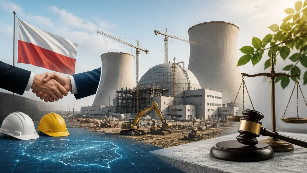 Ilustracja do artykułu: Budowa pierwszej elektrowni jądrowej w Polsce: postępy i wyzwania