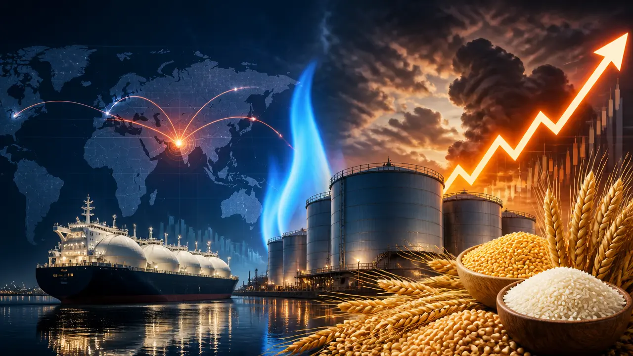 Ilustracja do artykułu: Globalne ceny LNG i żywności rosną na tle napięć na Bliskim Wschodzie i niepewności pogodowej