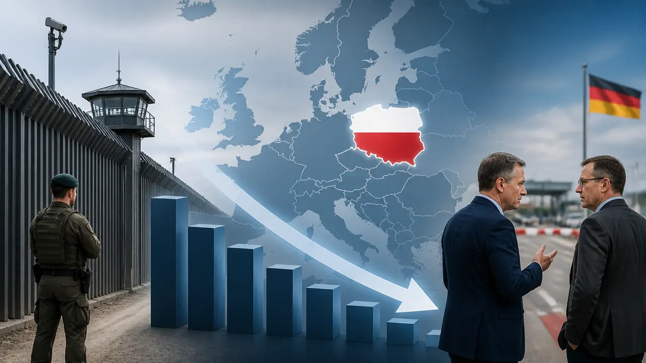 Ilustracja do artykułu: Polska jako przykład ochrony granic UE i spadek nielegalnych przekroczeń w 2026 roku
