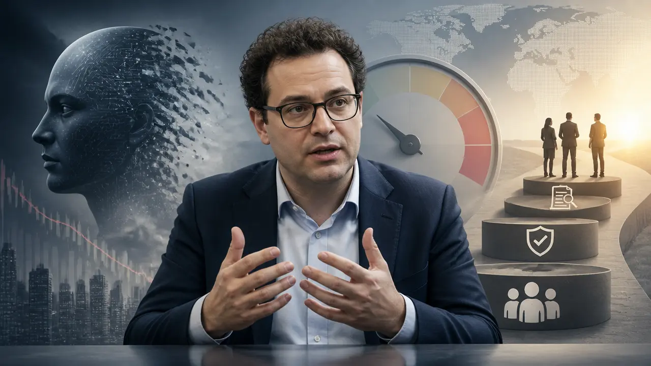 Ilustracja do artykułu: CEO Anthropic Dario Amodei wzywa do spowolnienia rozwoju sztucznej inteligencji ze względu na ryzyko bezpieczeństwa