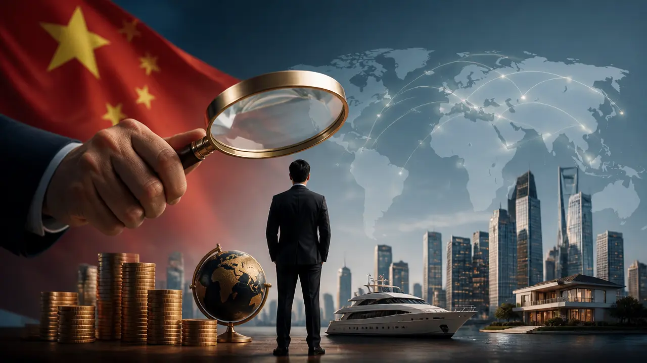 Ilustracja do artykułu: Chiny rozszerzają globalne kontrole podatkowe wobec najbogatszych obywateli