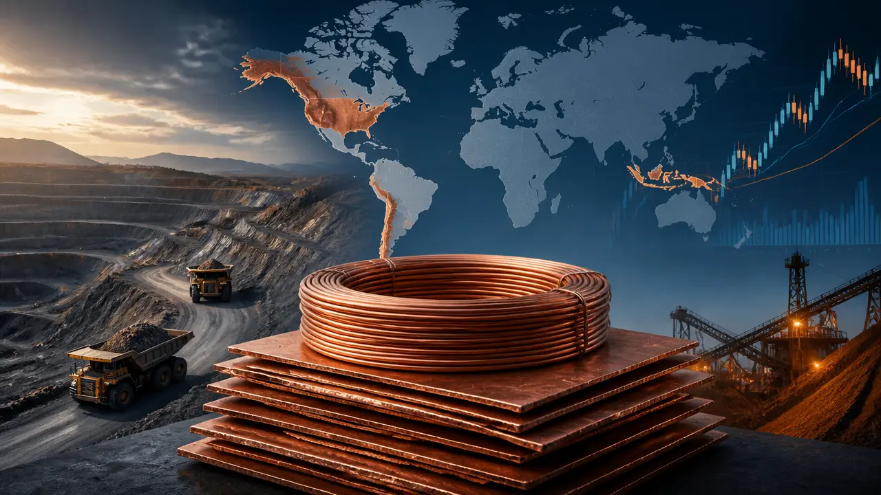 Ilustracja do artykułu: Freeport-McMoRan: perspektywy i wyzwania największego producenta miedzi