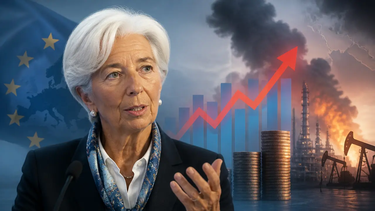 Ilustracja do artykułu: Lagarde o inflacji w strefie euro: szok cenowy potrwa dłużej