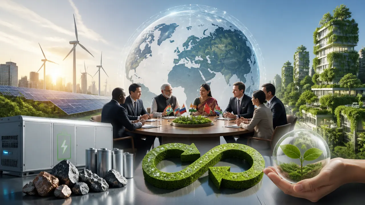 Ilustracja do artykułu: BRICS wzmacnia współpracę w zakresie energii, klimatu i gospodarki o obiegu zamkniętym