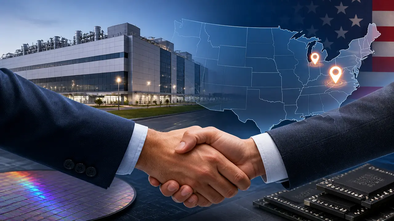 Ilustracja do artykułu: Intel i SK Hynix rozmawiają o produkcji pamięci w USA