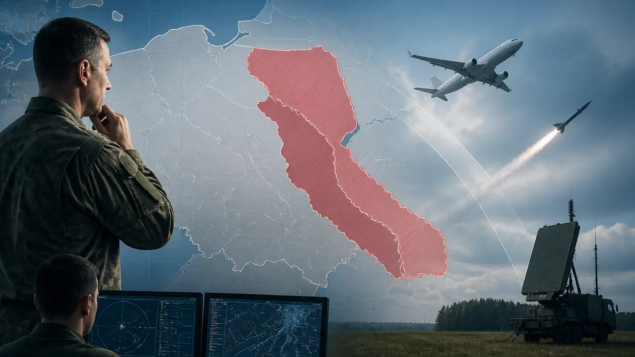 Ilustracja do artykułu: Wojsko planuje rozszerzenie ograniczeń lotów nad wschodnią Polską