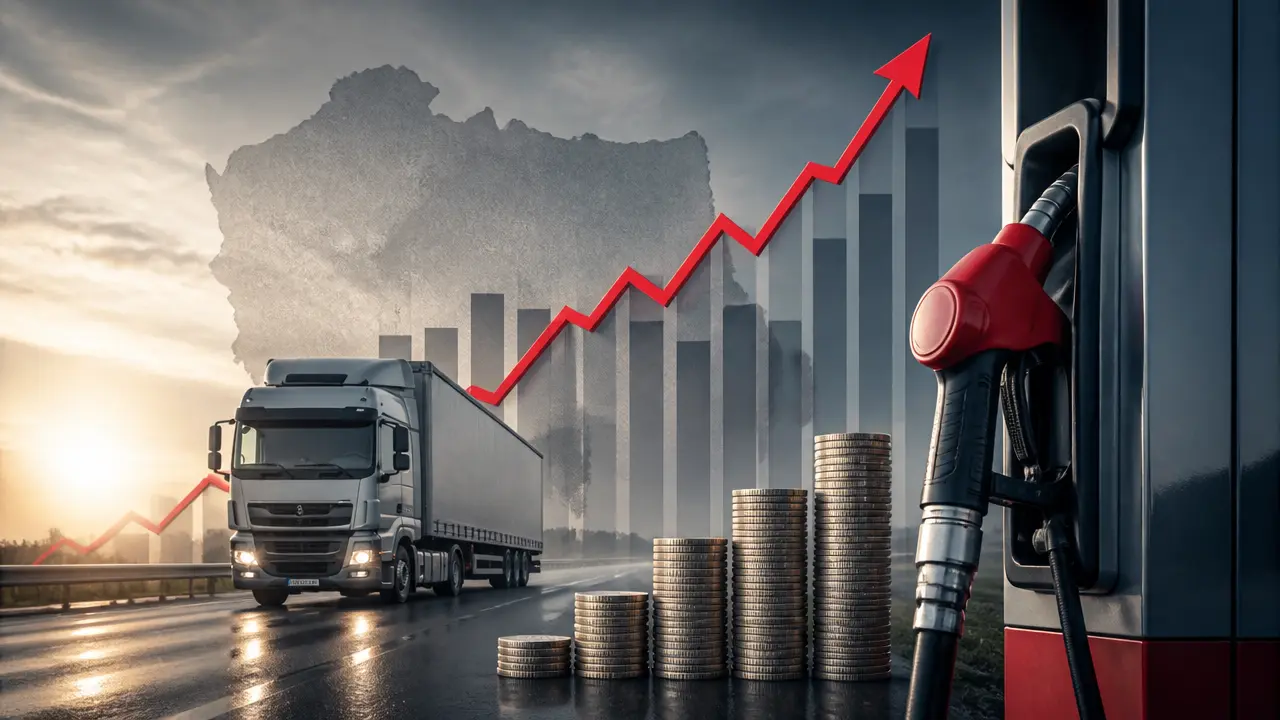 Ilustracja do artykułu: Galopujące ceny paliw i ich wpływ na branżę transportową w Polsce