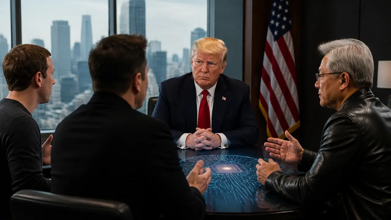 Ilustracja do artykułu: Trump nie wprowadzi regulatora rynku sztucznej inteligencji po naciskach liderów branży