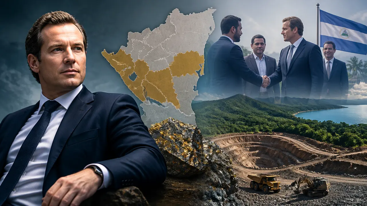Ilustracja do artykułu: Brytyjski biznesmen Nick Candy związany z ośmioma koncesjami górniczymi w Nikaragui
