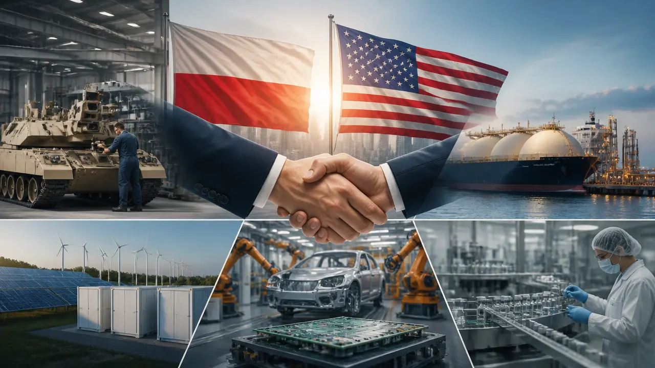 Ilustracja do artykułu: Polska i USA planują współpracę w sektorze przemysłowym i energetycznym