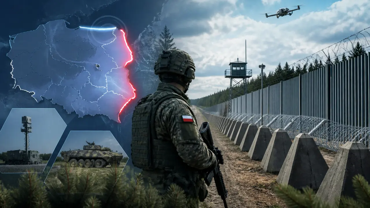 Ilustracja do artykułu: Polska zabezpieczy kolejne 200 km granicy w ramach wzmocnienia wschodniej flanki NATO