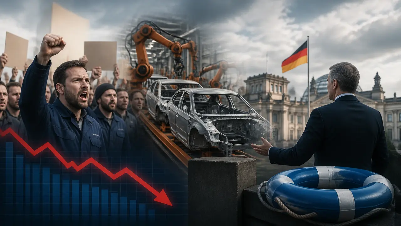 Ilustracja do artykułu: Protesty w niemieckim przemyśle motoryzacyjnym i wyzwania dla Volkswagena