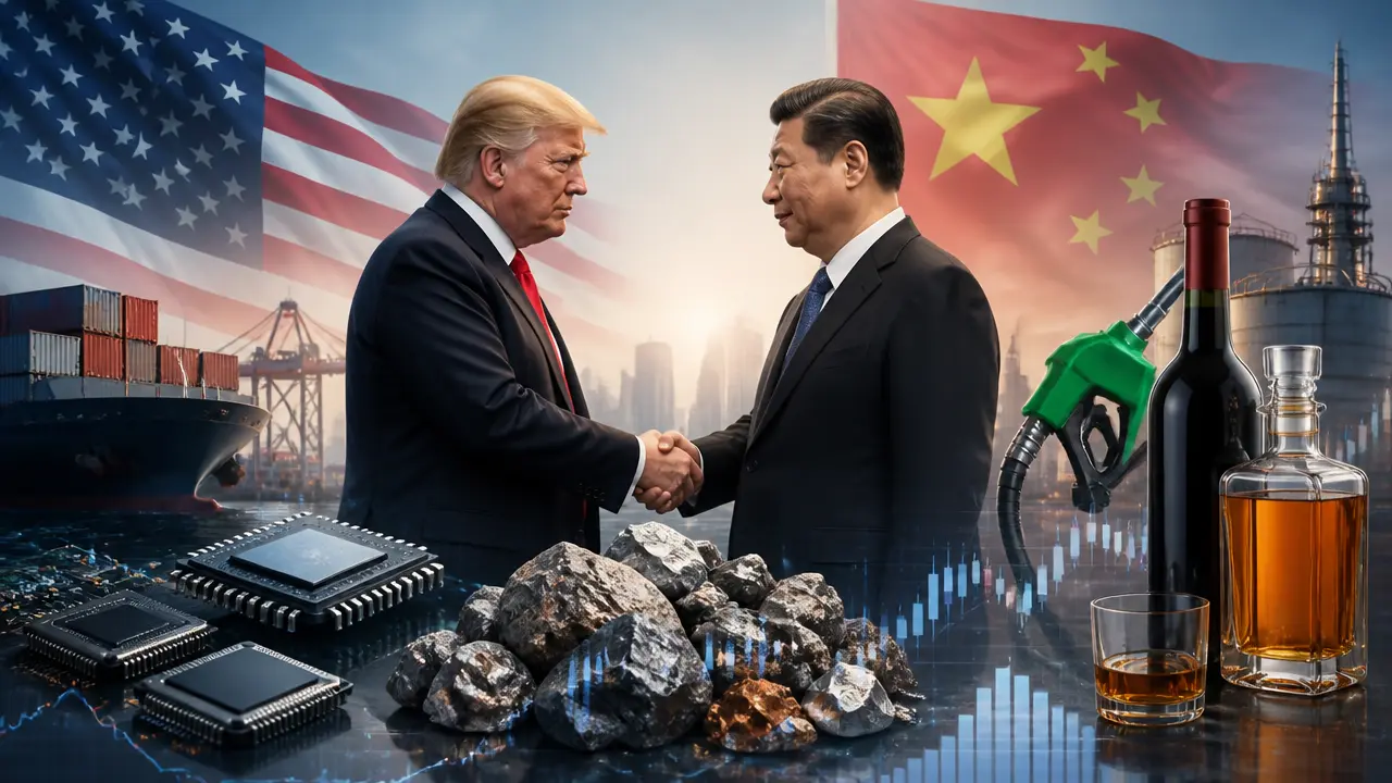 Ilustracja do artykułu: Xi Jinping rozpoczyna wizytę w USA. Na stole cła, chipy i metale ziem rzadkich