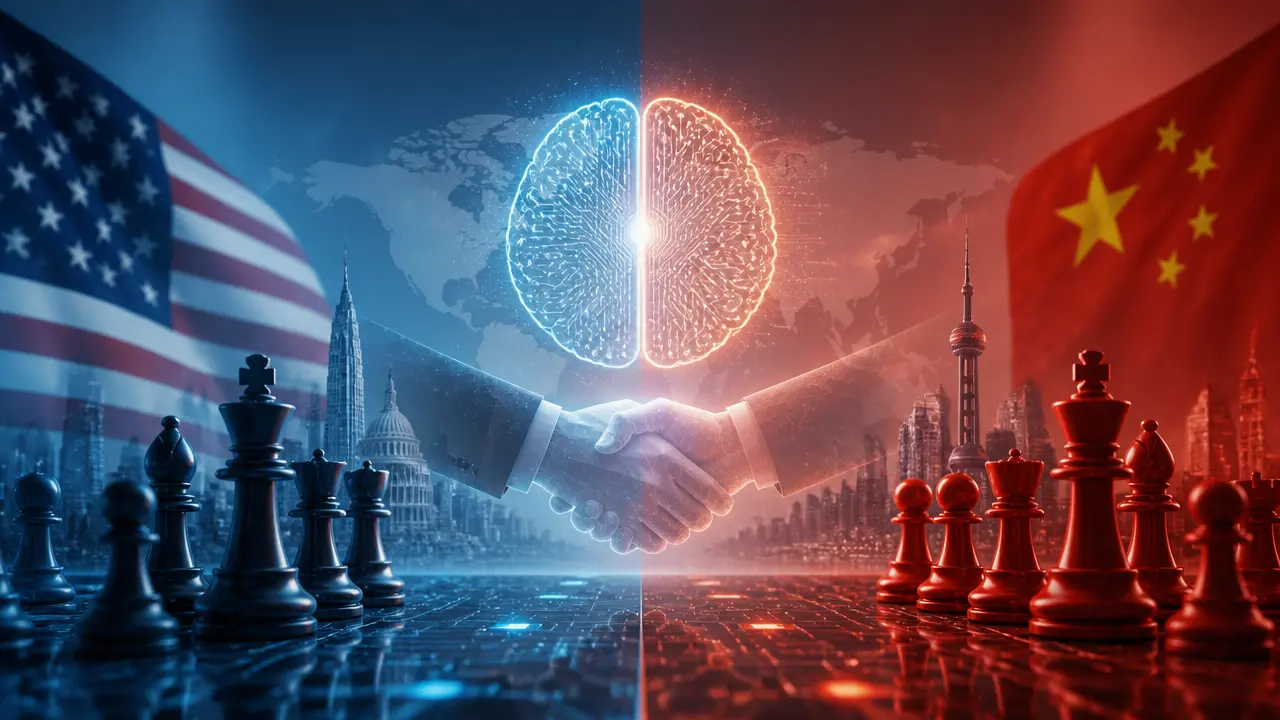Ilustracja do artykułu: Chiny i USA w wyścigu o sztuczną inteligencję – regulacje i rywalizacja