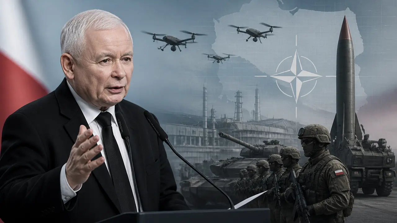 Ilustracja do artykułu: Jarosław Kaczyński o potrzebie rozbudowy polskiej armii i broni nuklearnej