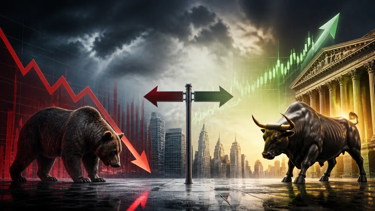 Ilustracja do artykułu: Wall Street ostrzega: możliwe spadki akcji przed końcem roku, ale perspektywy pozostają mieszane