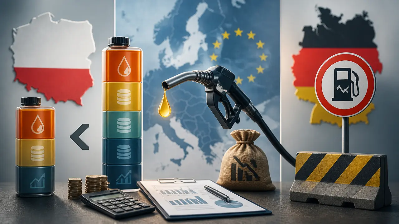 Ilustracja do artykułu: Ceny paliw w Polsce i UE: podatki, programy wsparcia i regulacje rynkowe