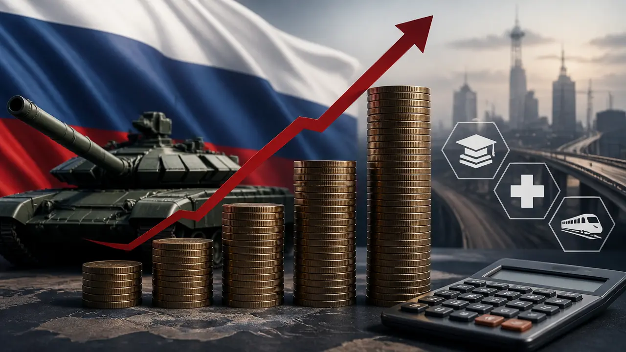Ilustracja do artykułu: Rosja planuje rekordowy budżet obronny na 2027 rok z podwyżkami podatków