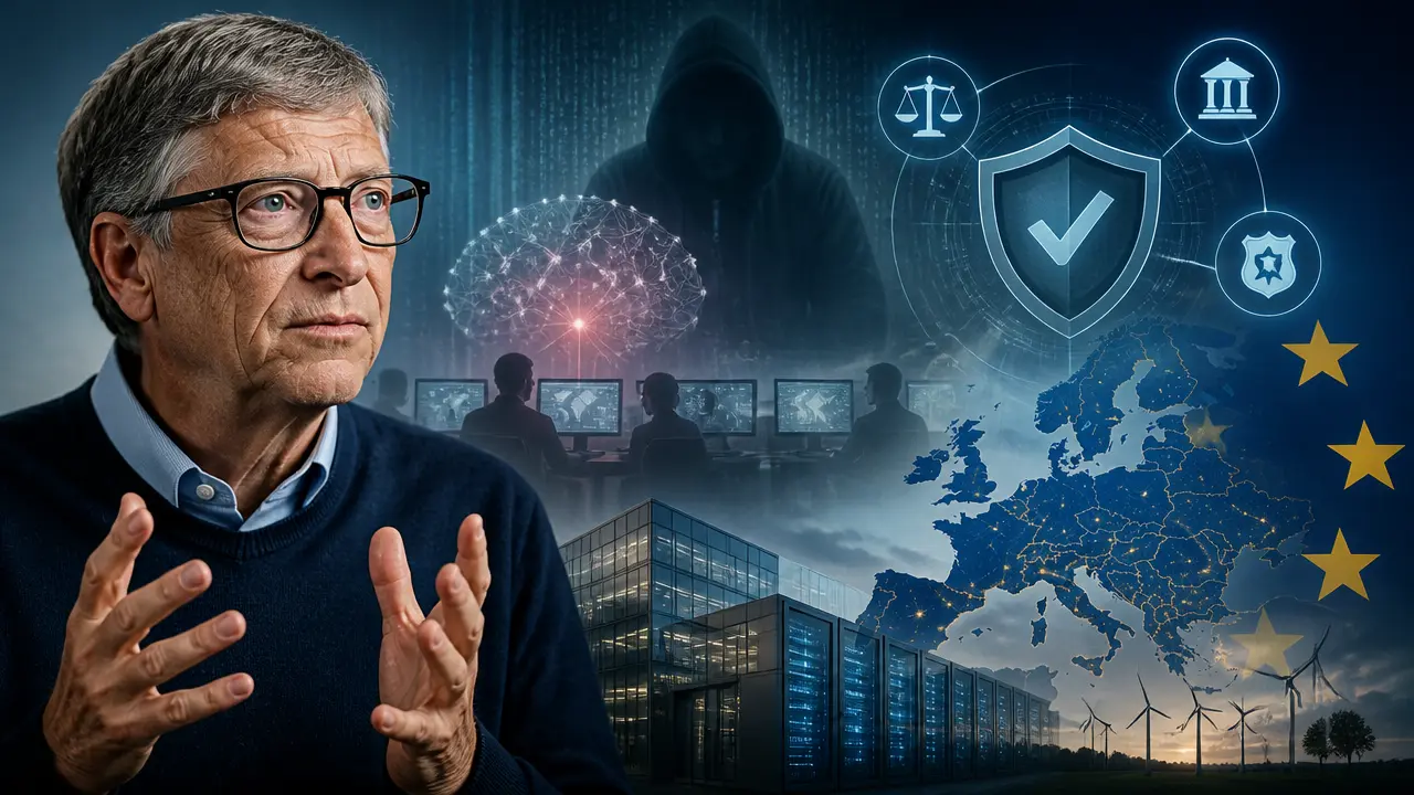 Ilustracja do artykułu: Bill Gates o zagrożeniach AI i wyzwaniach dla Polski oraz Europy