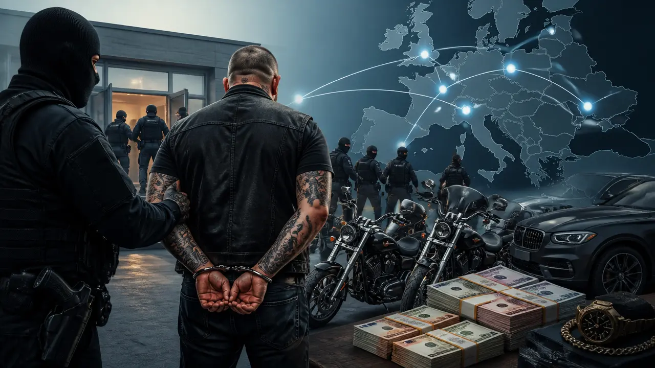 Ilustracja do artykułu: Szeroka akcja policji przeciwko Hells Angels w Niemczech i Europie