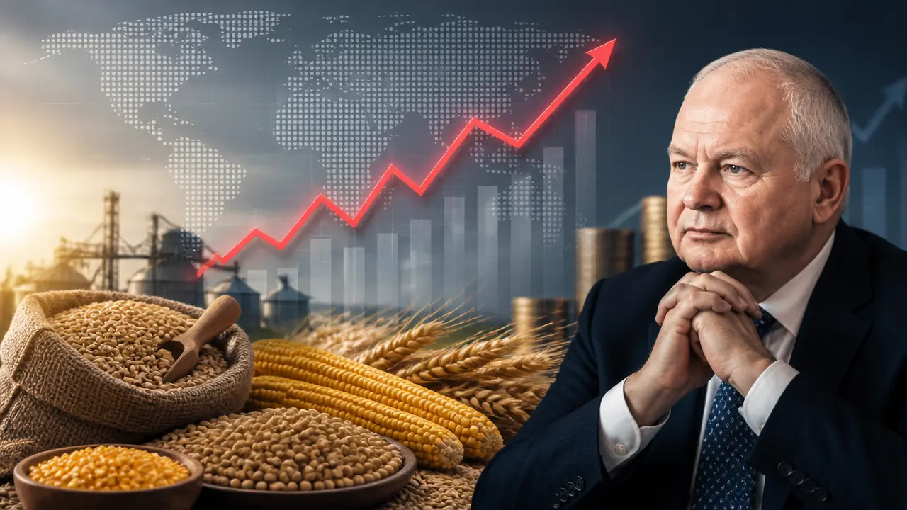 Ilustracja do artykułu: Wzrost cen surowców rolnych i ryzyko inflacji według prezesa NBP