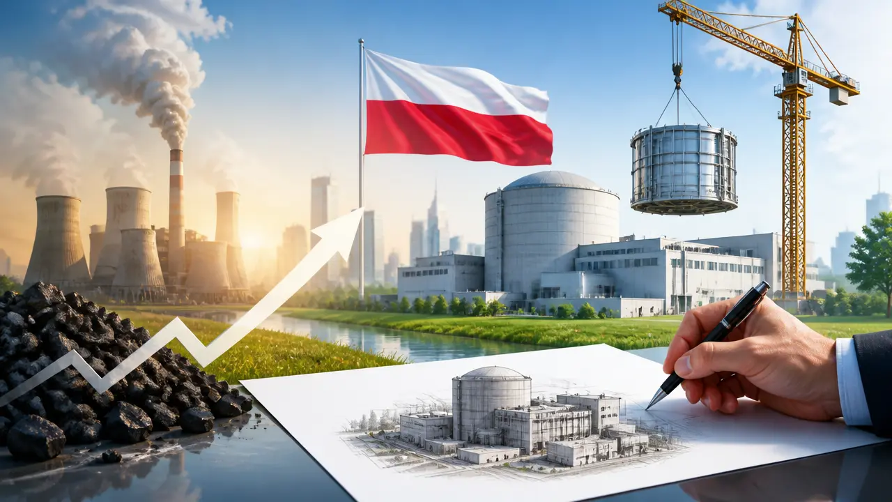 Ilustracja do artykułu: Polska przyspiesza odejście od węgla i rozwija małe reaktory jądrowe