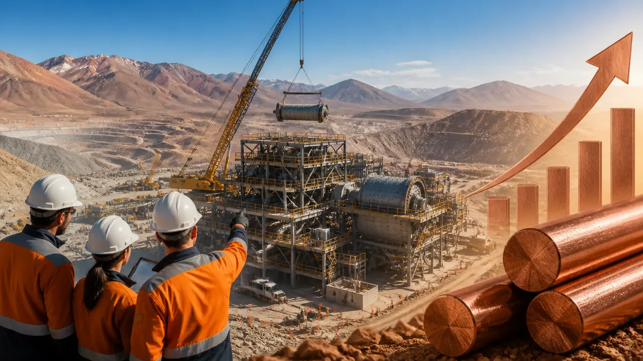 KGHM rozpoczyna rozbudowę kopalni Sierra Gorda w Chile, zwiększając produkcję miedzi o 20 proc.