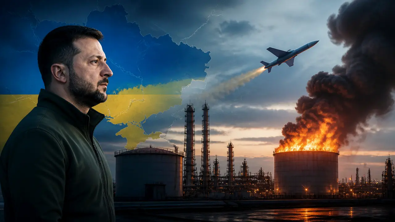 Ilustracja do artykułu: Ukraina zwiększa ataki na rosyjskie rafinerie w odpowiedzi na nową taktykę Rosji