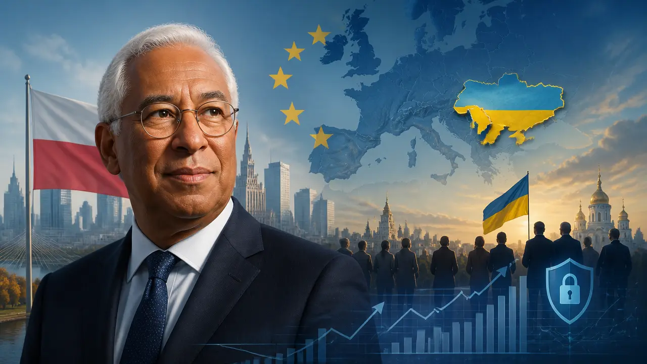 Ilustracja do artykułu: Antonio Costa podkreśla rolę Polski i wyzwania bezpieczeństwa w Europie