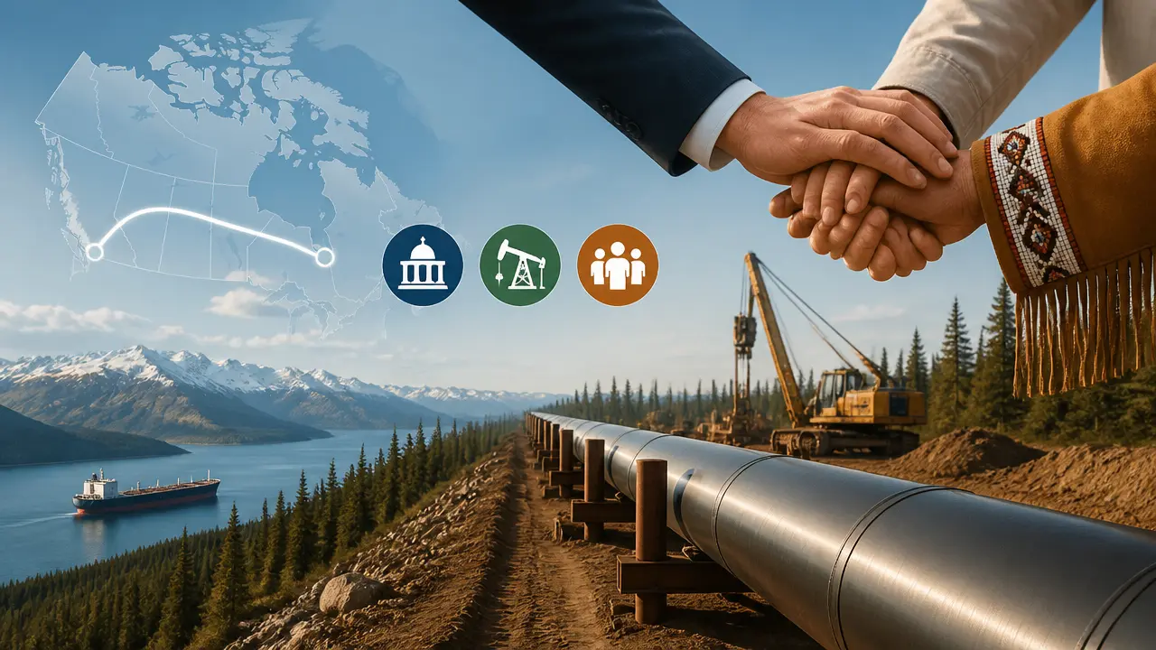 Ilustracja do artykułu: Kanada rozpoczyna budowę rurociągu Pacific Link o przepustowości 1 mln baryłek dziennie