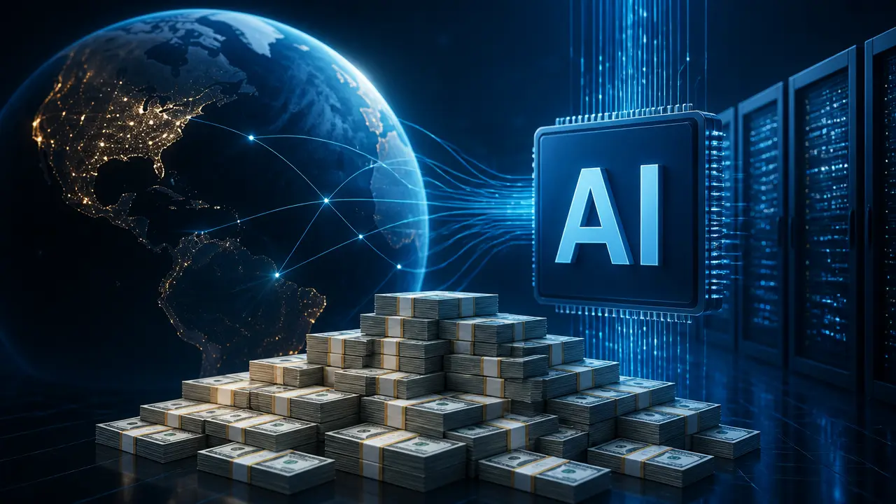 Ilustracja do artykułu: Globalny ekosystem AI potrzebuje 6 bilionów dolarów rocznie do 2031 roku