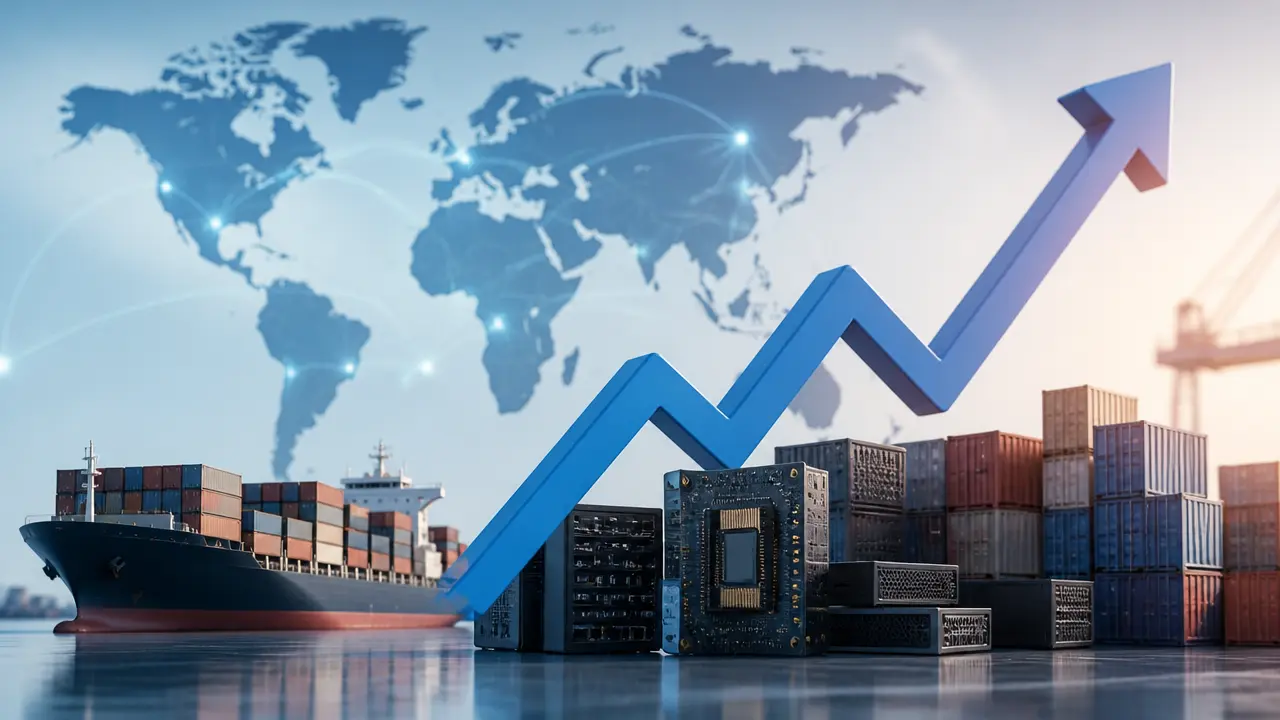 Ilustracja do artykułu: WTO podnosi prognozę wzrostu światowego handlu dzięki inwestycjom w AI