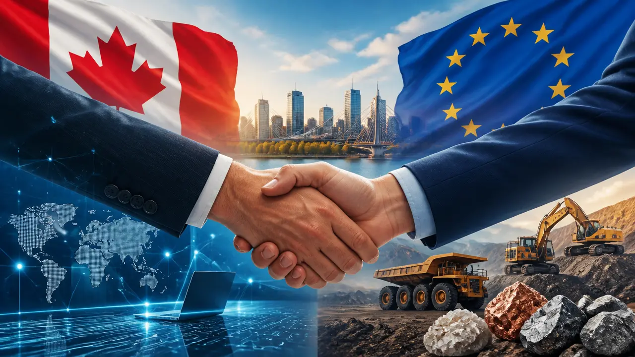 Ilustracja do artykułu: Kanada i Unia Europejska rozpoczynają nowy sojusz handlowy i surowcowy